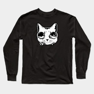 Cat with goggles Long Sleeve T-Shirt